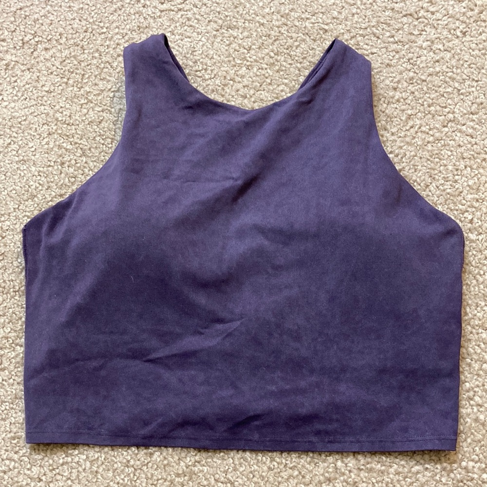 Athleta Conscious Crop sports bra top
